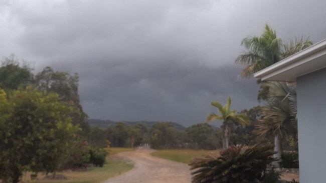 A severe storm at Agnes Water in Central Queensland. Picture: Trish Doyle