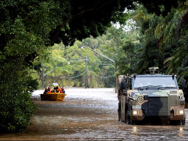 Lismore on March 30 last year. Picture: Jonathan Geodhart