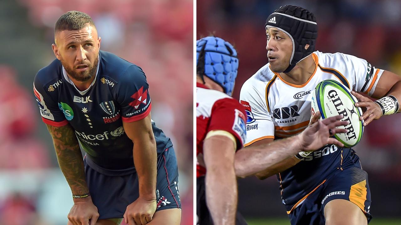 Quade Cooper and Christian Lealiifano.