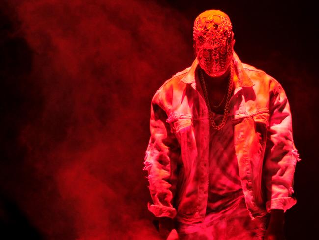 Big ego ... Kanye West kicked off his national tour in Perth at The Perth Arena. Picture: Supplied