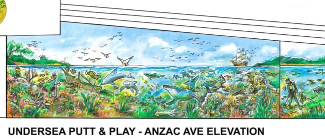 Concept images of the proposed new Undersea Putt &amp; Play at Bluewater Square Shopping Centre. PHOTO: PD ONLINE