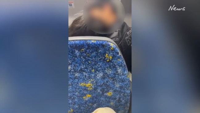 Passengers' disgusting act on Sydney train