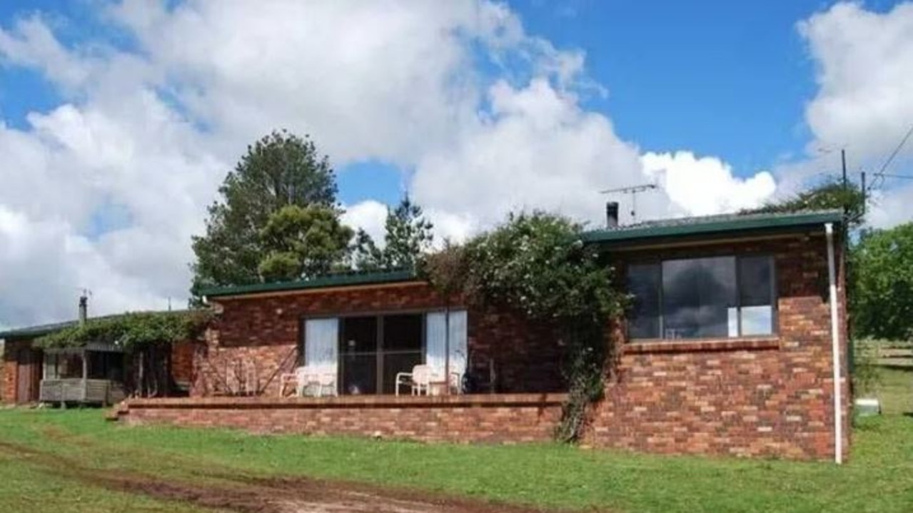 The humble brick home, nicknamed ‘Malemy’. Supplied