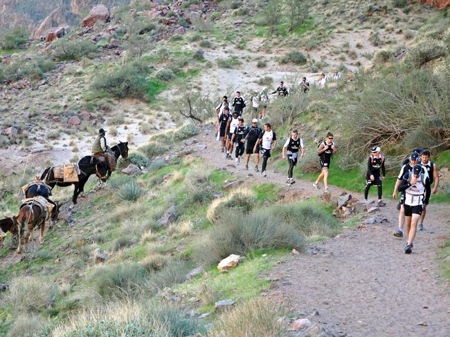 The 2010 Magpies training camp in Arizona. Picture: Collingwood FC