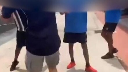 Djarragun College students have been seen fighting in videos posted to Instagram over the last year. Picture: Instagram