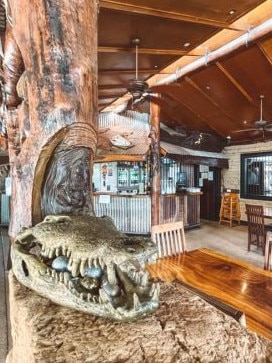 Lazy Lizard Tavern boasts uniquely Territorian decorations. Picture: Lazy Lizard Tavern