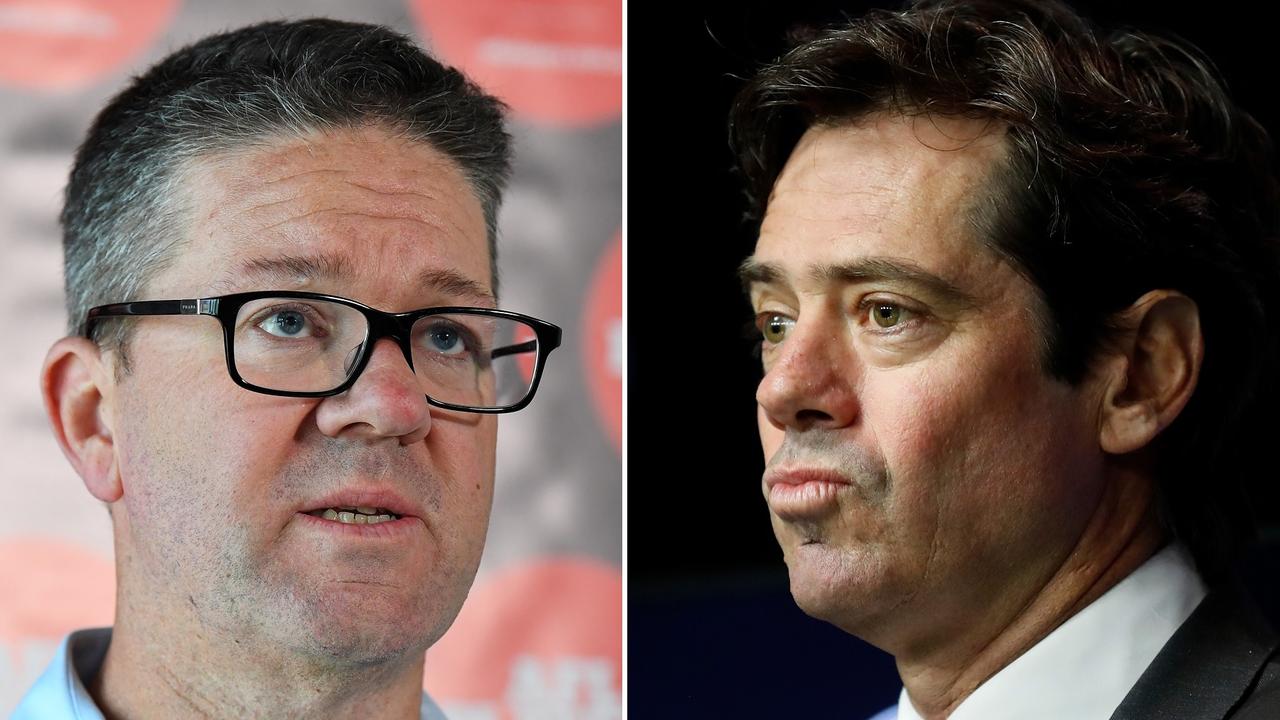 AFLPA chief executive Paul Marsh is central to negotiations with AFL boss Gillon McLachlan.