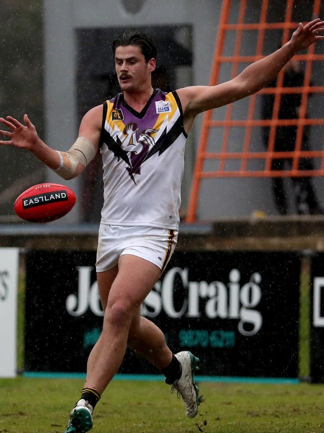 Tom Boyd opens his Norwood account with a first-quarter snap.