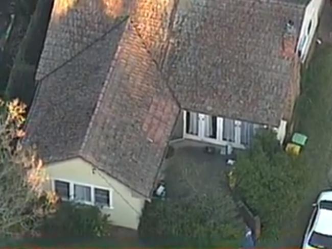 The West Pennant Hills home where the two teens were found dead. Picture: Seven News