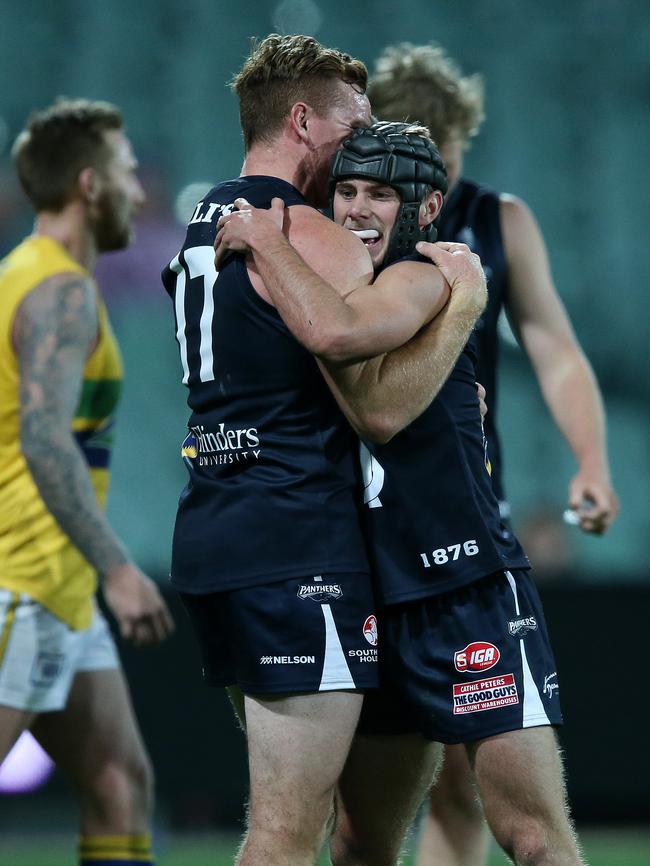 Caleb Daniel in action in the SANFL for South Adelaide.