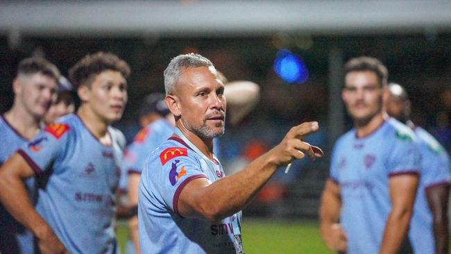 CQ Capras' head coach Lionel Harbin. Photo: Luke Fletcher