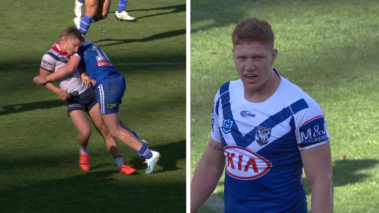 Dylan Napa found himself at fault for the Dogs' second half