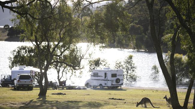 Lake Glenbawn campground. Picture: Supplied