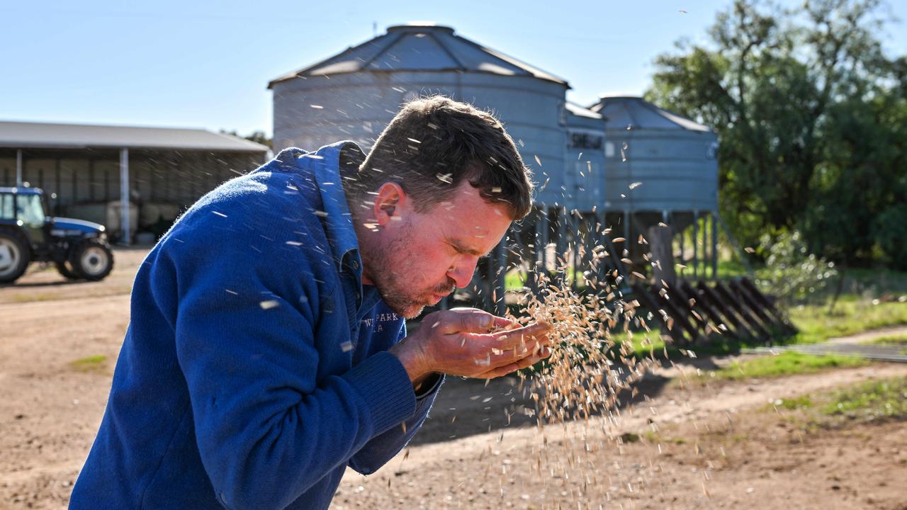 Mr Heaslip says agricultural technology is making farming more efficient and sustainable. Picture: Brenton Edwards