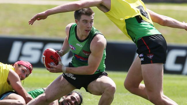 Zach Merrett has had an interrupted pre-season. Picture: Michael Klein