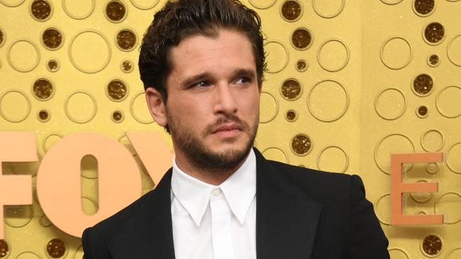 British actor Kit Harington arrives for the 71st Emmy Awards at the Microsoft Theatre in Los Angeles on September 22, 2019. (Photo by VALERIE MACON / AFP)