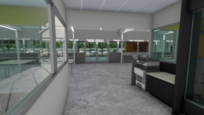 Concept art for Casuarina Senior College’s new STEM centre. Picture: SUPPLIED