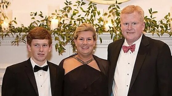 From left, Paul, Margaret and Alex Murdaugh.