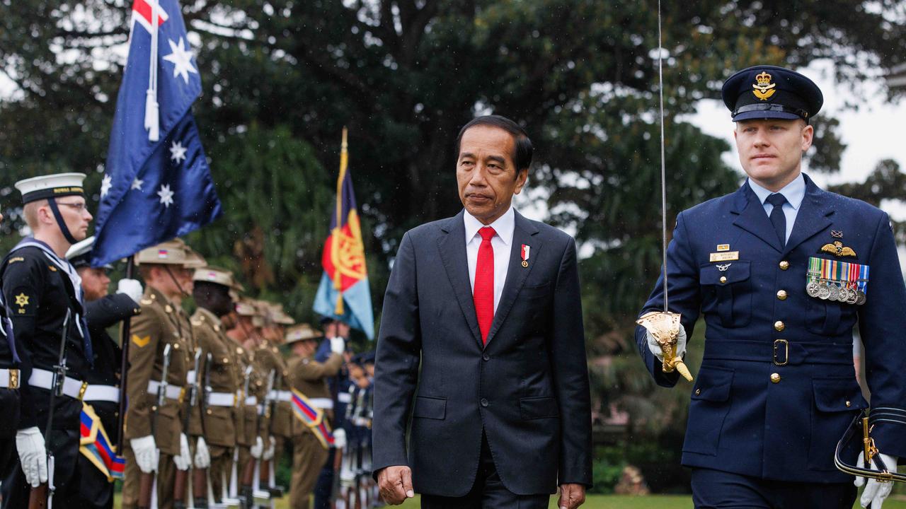 Mr Widodo is due to end his reign as President following next year’s election, having served two terms. Picture: NCA NewsWire / David Swift