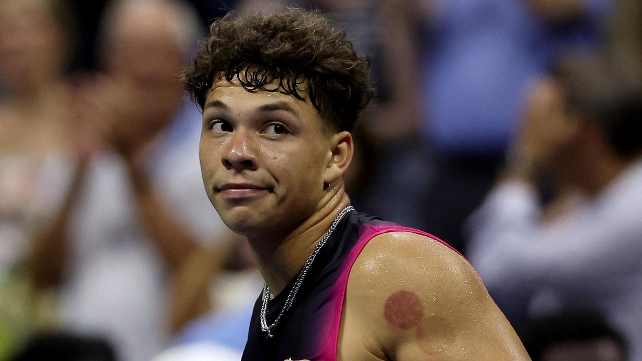 American youngster Ben Shelton is into the US Open semifinals. Photo: Matthew Stockman/Getty Images/AFP.