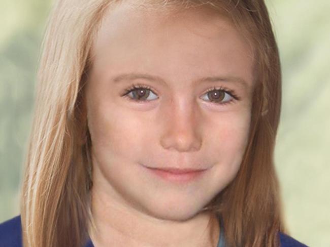 Undated image released by the Metropolitan Police shows photo of four-year-old missing child Madeleine McCann in an age progression computer generated image at 9-years-old. The police in London said 25/04/2012, they released a new image of the girl, who went missing on a family vacation in the Algarve coast in Portugal in 05/2007 and continue to have regular contact with her parents and continue to investigate.