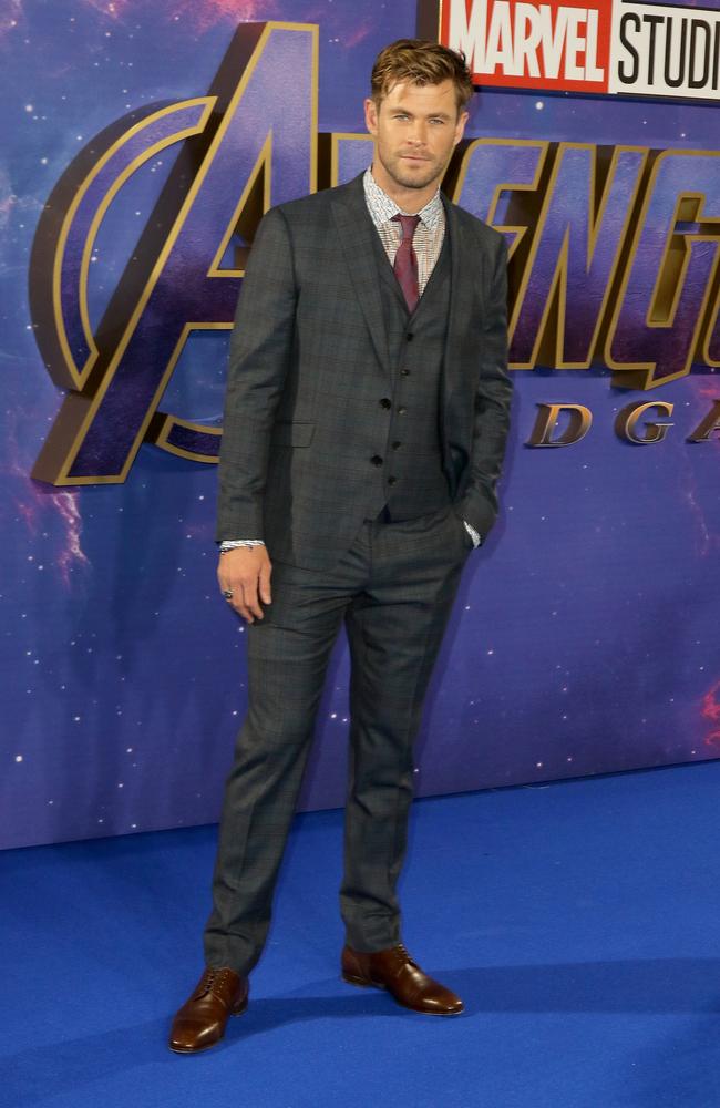 He’s been doing the rounds! Chris Hemsworth also attended the British premiere of Avengers: Endgame. Picture: MATRIXPICTURES.CO.UK