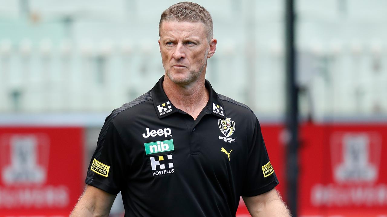 Damien Hardwick was one coach frustrated with the anti-density rule (Photo by Michael Willson/AFL Photos via Getty Images)