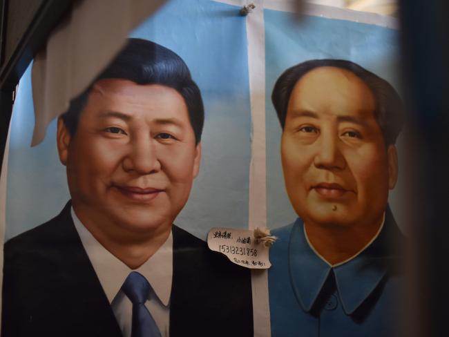 China’s Communist Party added President Xi Jinping’s name to its constitution confirming his status as the nation’s most powerful leader since Mao Zedong. Picture: Greg Baker/AFP