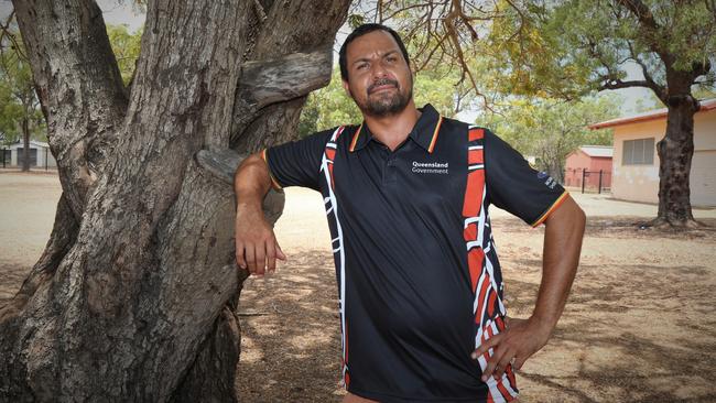 Former Mornington Island Mayor Mayor Kyle Yanner was not convinced on the Voice and questioned past initiatives. Picture: Peter Carruthers