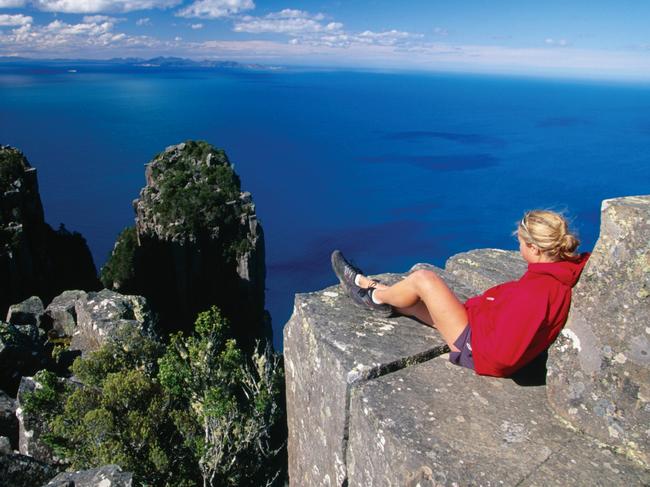 SAWeekend travel Bishop and Clerk summit, Maria Island, Tasmania. PictureVincent Ross