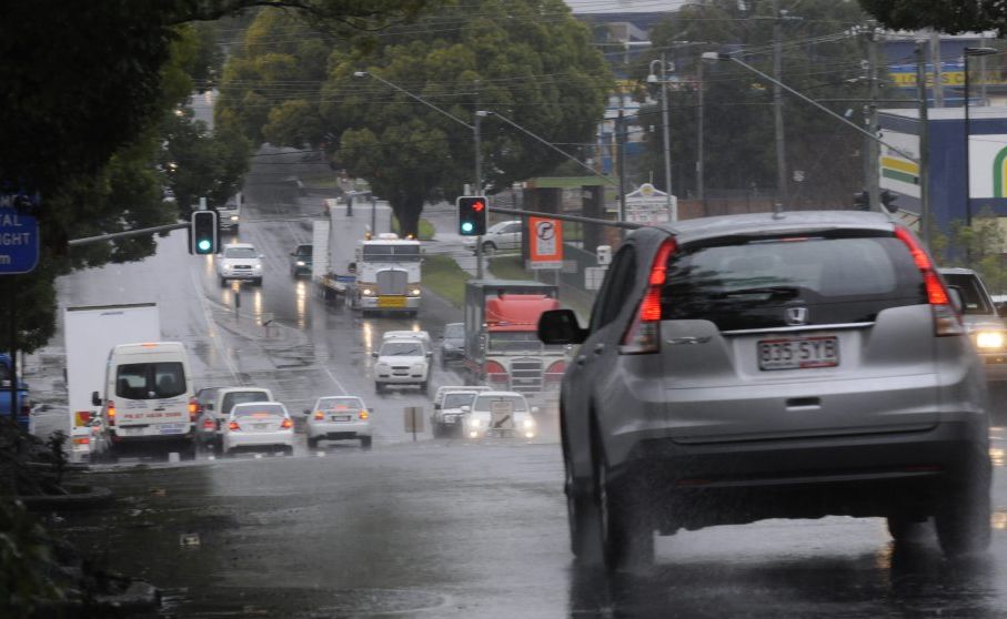 The eastern end of James St could soon be getting a median strip. Picture: Bev Lacey