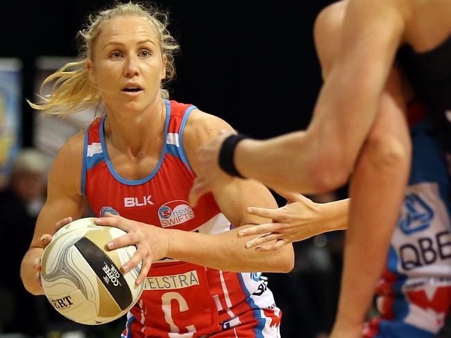 Laura Langman in her Swifts uniform back in 2016.