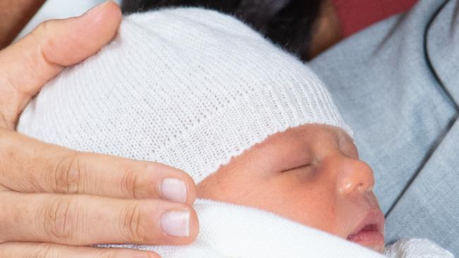 Like most babies, Archie Harrison Mountbatten Windsor did not stick to a plan. Picture: Dominic Lipinski/Getty