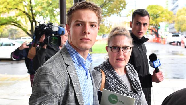 Reece Watherston has pleaded not guilty to manslaughter. Picture: AAP / Keryn Stevens