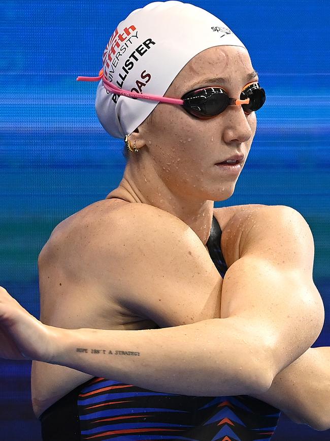 Lani Pallister of Griffith Uni Swim Club. (Photo by Quinn Rooney/Getty Images)