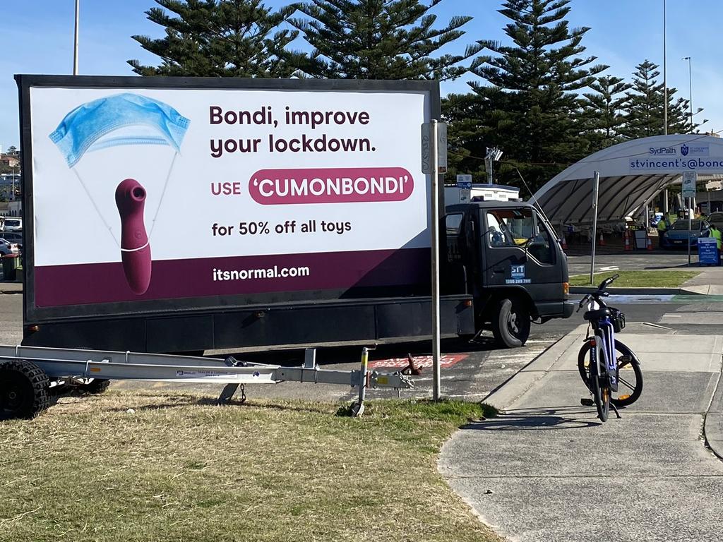 Sydney covid testing clinic hosts sex toy truck PR stunt | The Advertiser