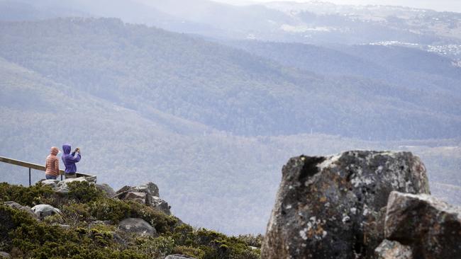 kunanyi/ Mount Wellington summit. Picture: Chris Kidd