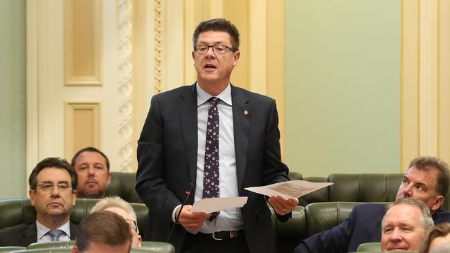 Mr Robert (Rob) Molhoek, Member for Southport (LNP), Queensland Parliament Question Time, Brisbane. Photographer: Liam Kidston.