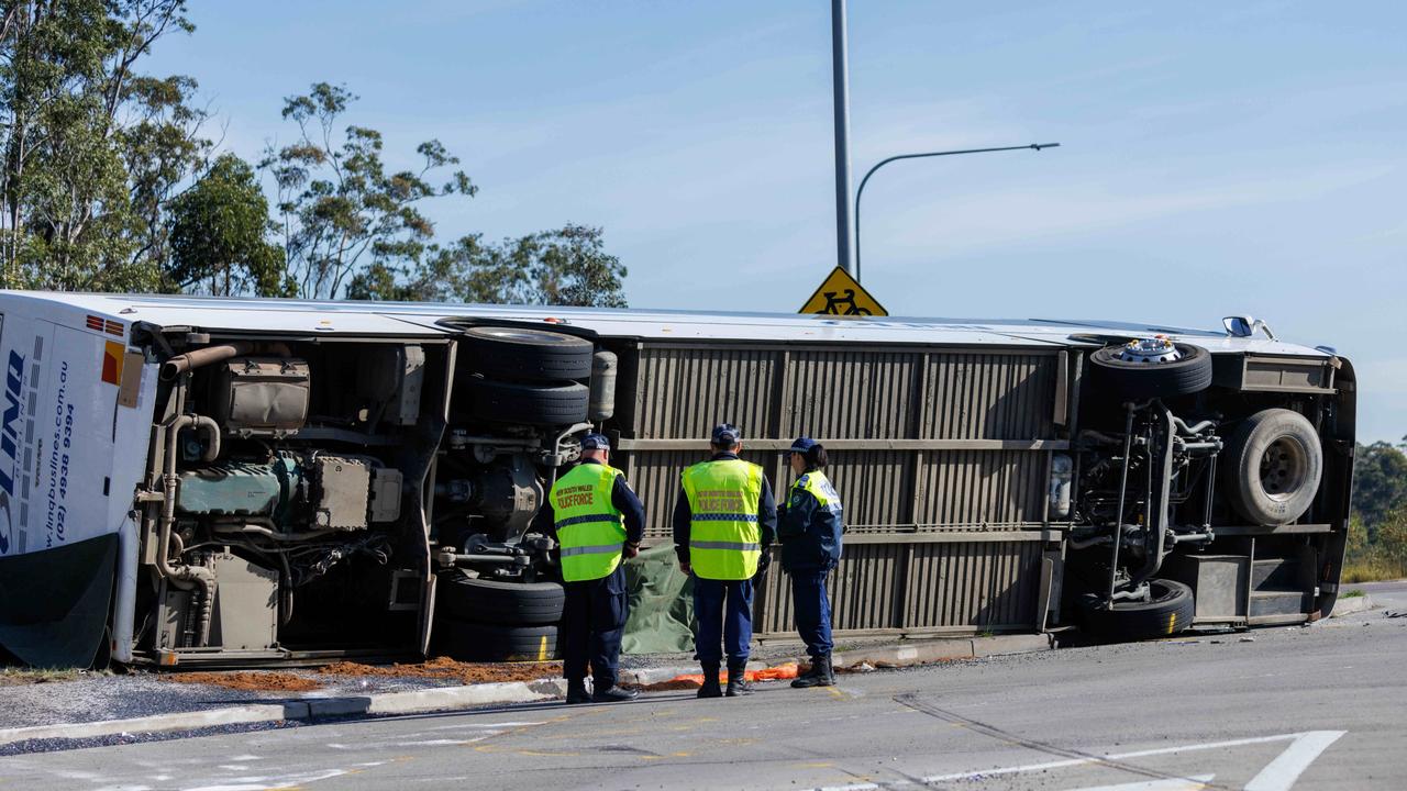 10 people were killed and 25 injured in the crash. Picture: NCA NewsWire / David Swift