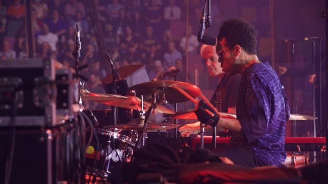 Don Walker (left) with Charley Drayton. Picture: Robert Hambling