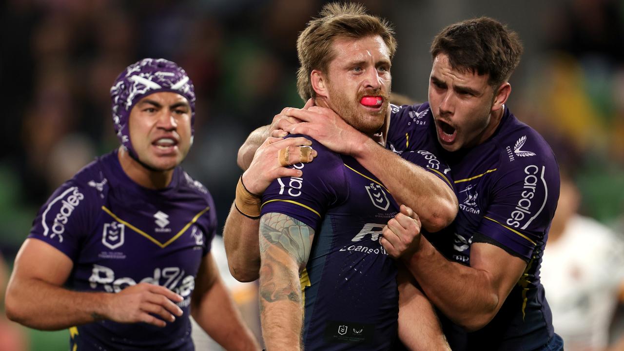 Cameron Munster’s knock back of the Dolphins didn’t go down well with Wayne Bennett. Picture: Getty