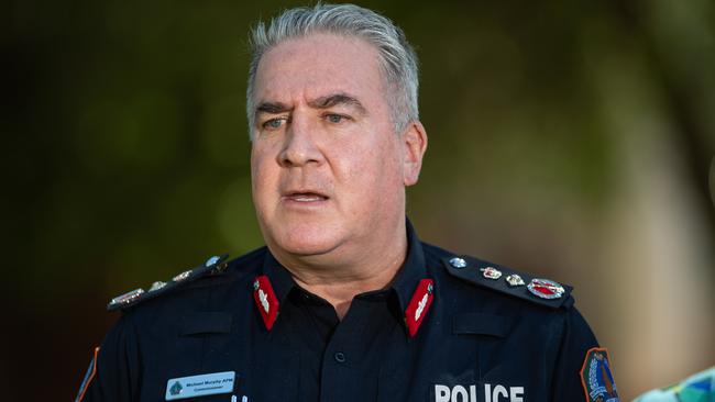 Northern Territory Police Commissioner Michael Murphy will fly to Milikapiti on Wednesday. Picture: Pema Tamang Pakhrin