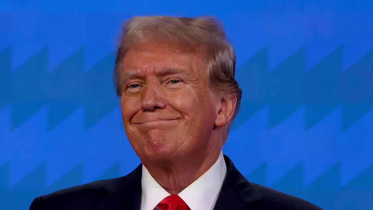 Former U.S. President Donald Trump smiling. Picture: AFP
