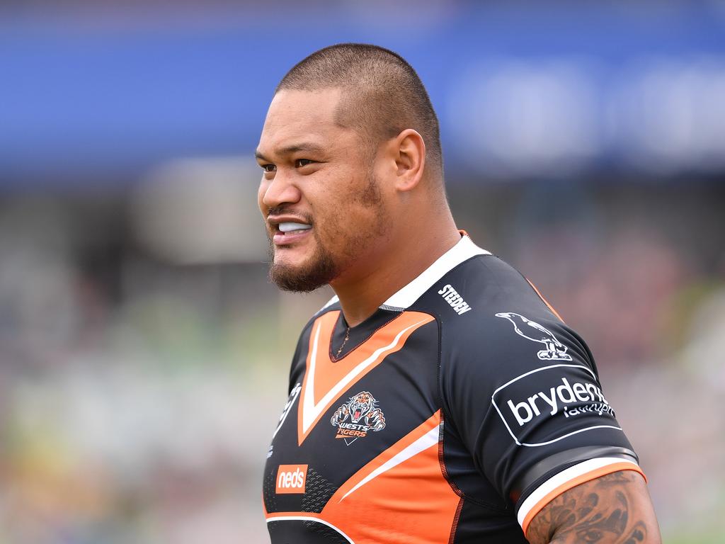 Joey Leilua is reinventing himself as a prop after being let go by the Wests Tigers. NRL Photos