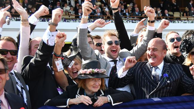 Derby Day at Flemington Racecourse on Saturday. Picture: Vince Caligiuri/Getty Images