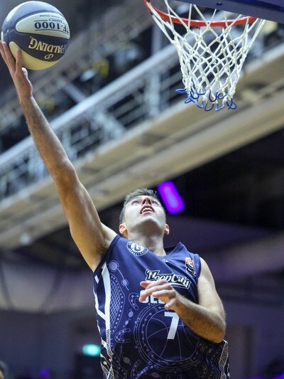 George Blagojevic had 31 points and 12 rebounds against the Braves. Picture: Marcel Berens Sports Photography.