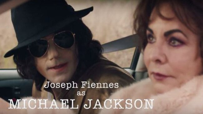 Joseph Fiennes as Michael Jackson and Stockard Channing as Elizabeth Taylor in Urban Myths.