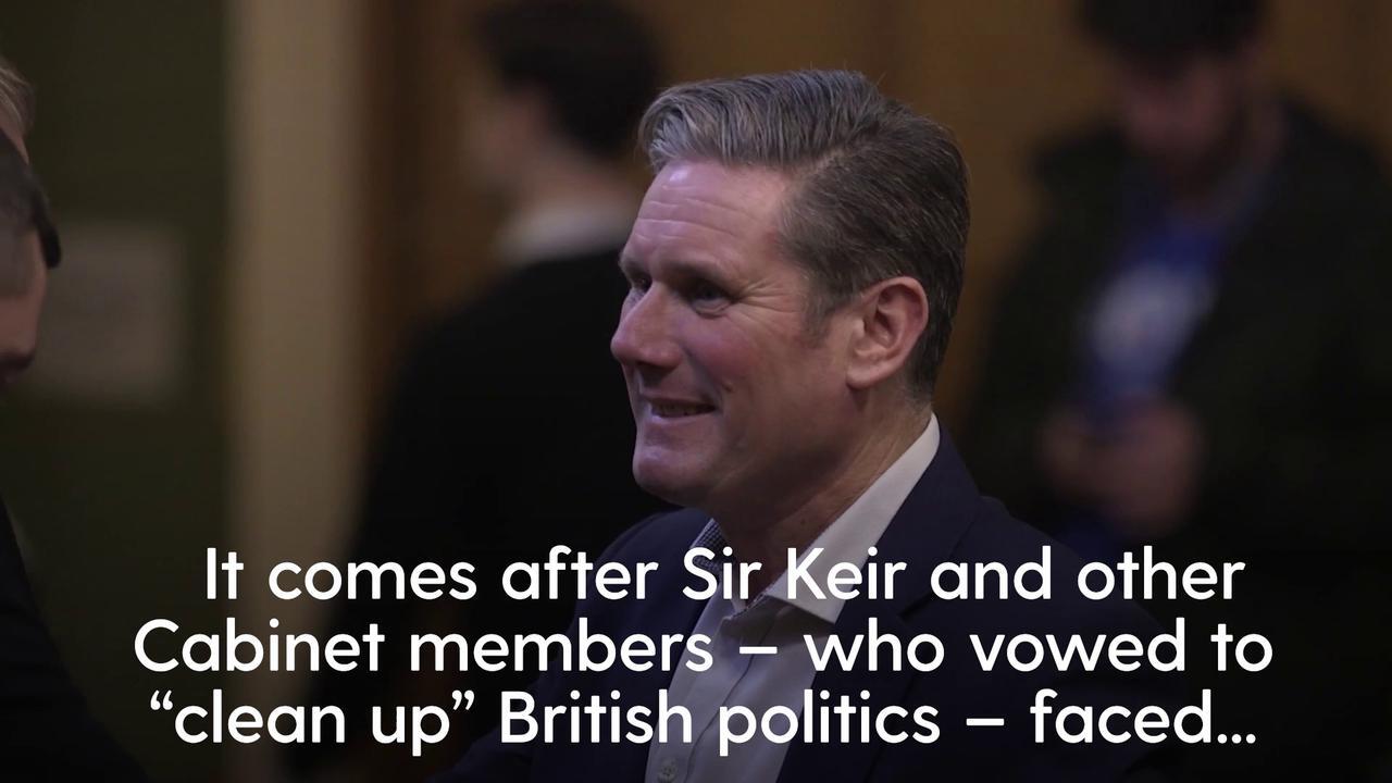 Starmer pays back more than £6,000 in gifts after donations row