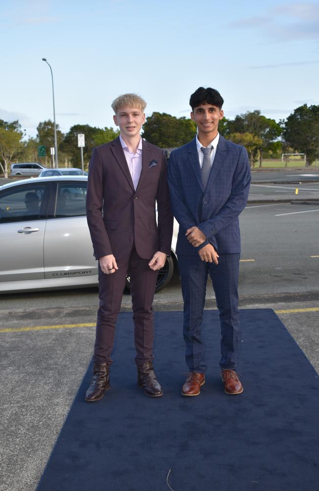 Students at the 2024 Chancellor State College formal.