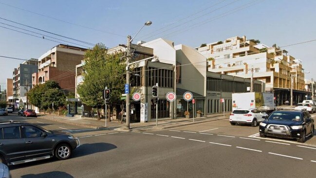 Street view indicating existing built form along Montgomery Street, Kogarah which comprises of a mixture of commercial and shop top housing Source: Google Maps, 2021